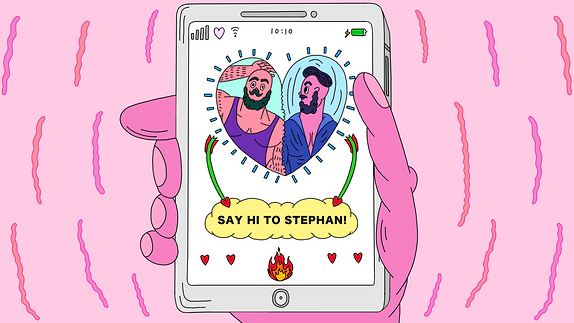 Kilometers of love - Not to scale