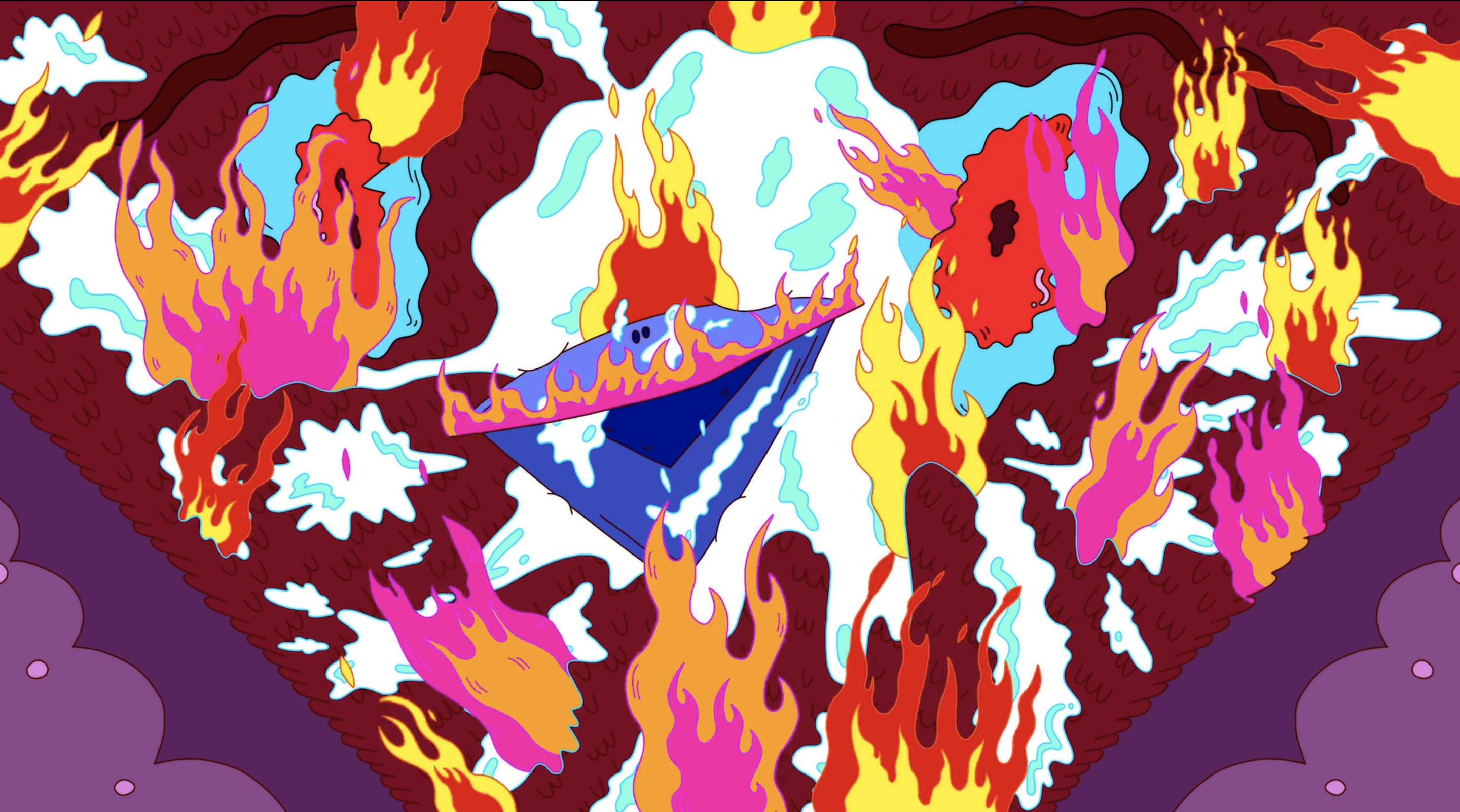 Adult Swim ID  - Not to scale