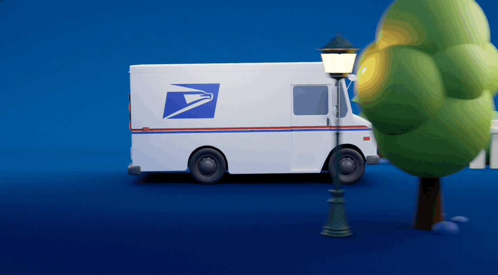 USPS - Not to Scale
